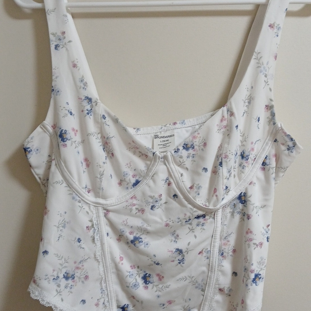 White Floral Camisole
